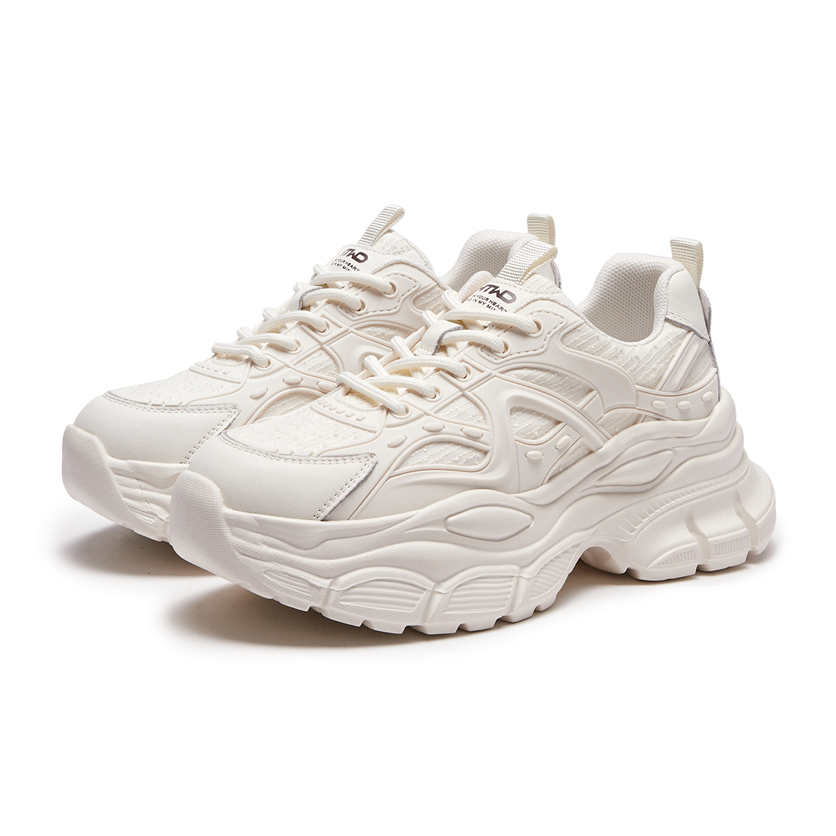 Sizing (W) Zapatillas de Plataforma Transpirables Hotwind con Cordones y Punta Redonda H42W3726