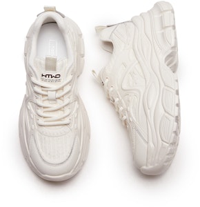 (W) ホットウィンド 通気性 プラットフォーム ダッドスニーカー レースアップ H42W3726 Cheap (W) ホットウィンド 通気性 プラットフォーム ダッドスニーカー レースアップ H42W3726