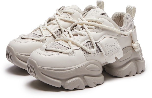 (Women) Hotwind Fabric Round Toe Lace-up 'Dad Shoe' H42W3318 Lookbook (Women) Hotwind Fabric Round Toe Lace-up 'Dad Shoe' H42W3318