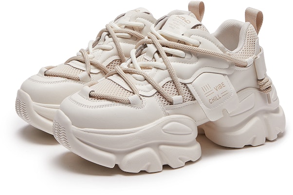 (Women) Hotwind Fabric Round Toe Lace-up 'Dad Shoe' H42W3318 Sizing (Women) Hotwind Fabric Round Toe Lace-up 'Dad Shoe' H42W3318