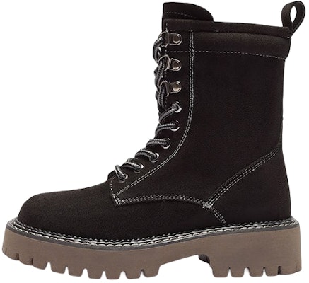 (Women) Hotwind Fabric Round Toe Lace-Up 'Solid Color Thick Sole Short Martin Boots' H95W2820 Buy (Women) Hotwind Fabric Round Toe Lace-Up 'Solid Color Thick Sole Short Martin Boots' H95W2820