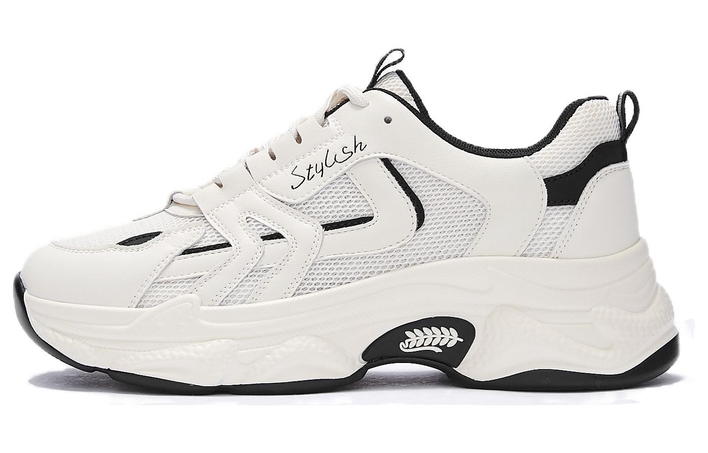 (Women) Hotwind Fabric Round Toe Lace-up Platform 'Dad Shoe' H42W3P01