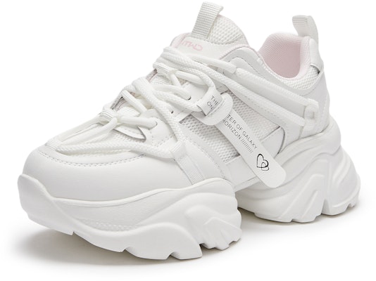 (Women) Hotwind Fabric Round Toe Lace-Up Thick Sole Platform 'Dad Shoes' H42W3521 Cheap (Women) Hotwind Fabric Round Toe Lace-Up Thick Sole Platform 'Dad Shoes' H42W3521