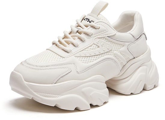(Women) Hotwind Fabric Round Toe Platform 'Versatile Dad Shoe' H42W3701 2