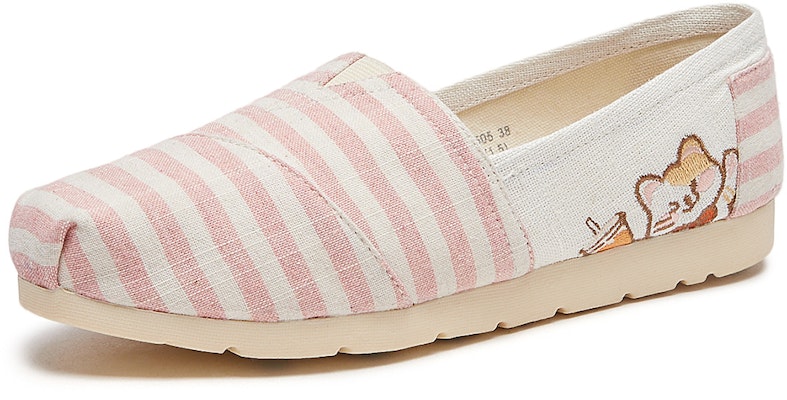(Women) Hotwind Fabric Square Toe Comfort Colorblock Casual Flats H30W3505 Order (Women) Hotwind Fabric Square Toe Comfort Colorblock Casual Flats H30W3505