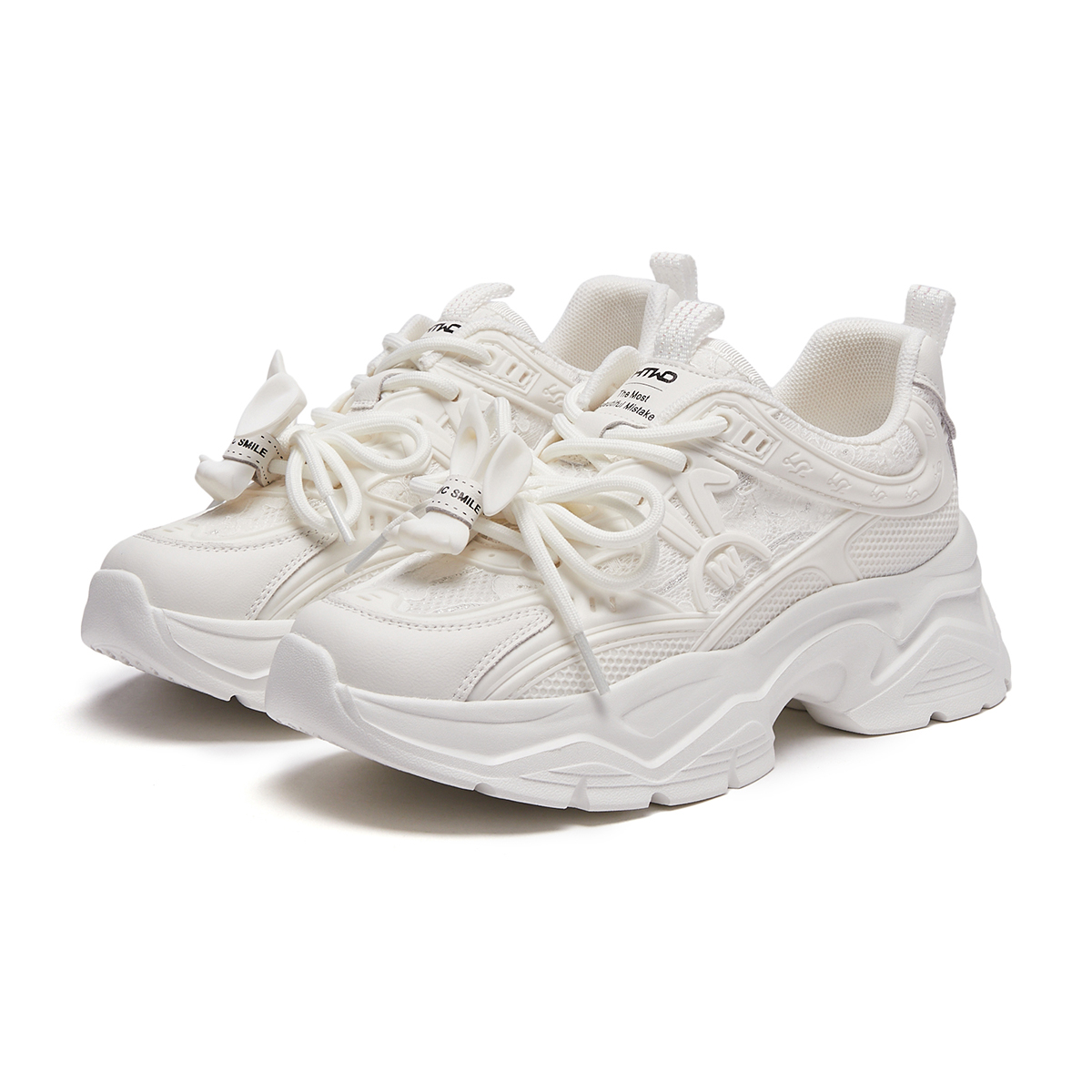 (W) Hotwind Fabric Thick Sole CMFT Lace-Up Low-Top 'Dad Shoe 6cm' 圖 3