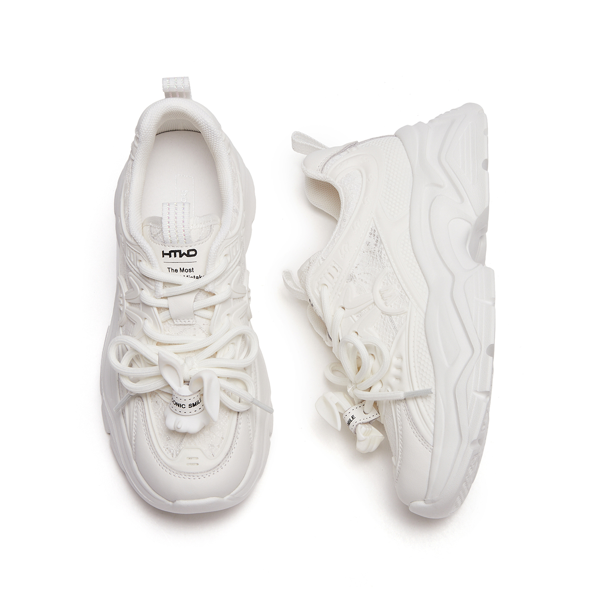 (W) Hotwind Fabric Thick Sole CMFT Lace-Up Low-Top 'Dad Shoe 6cm' 圖 4