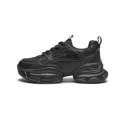(W) Hotwind Fabric Thick Sole Dad Shoes Low Top 'Versatile Fashion'