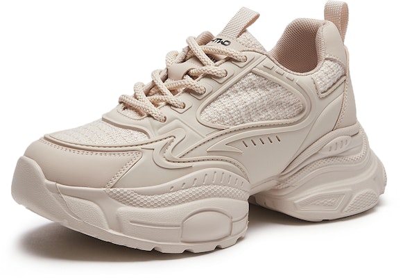 (Women) Hotwind Fabric Thick Sole Dad Shoes Low Top 'Versatile Fashion' H42W3V28 2