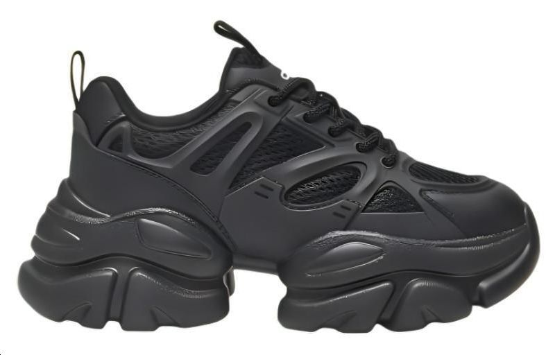 Order (W) 핫윈드 빈티지 메쉬 두꺼운 밑창 데일리 편안한 로우탑 블랙 워리어 운동화 H42W3319