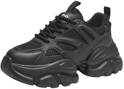 (W) 핫윈드 빈티지 메쉬 두꺼운 밑창 데일리 편안한 로우탑 블랙 워리어 운동화 H42W3319 Lookbook (W) 핫윈드 빈티지 메쉬 두꺼운 밑창 데일리 편안한 로우탑 블랙 워리어 운동화 H42W3319