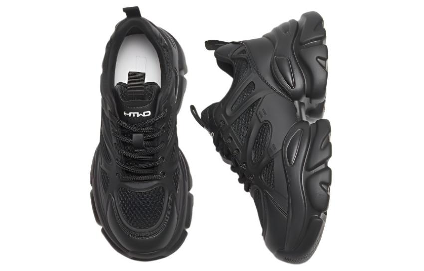 Purchase (W) 핫윈드 빈티지 메쉬 두꺼운 밑창 데일리 편안한 로우탑 블랙 워리어 운동화 H42W3319