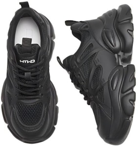 (W) 핫윈드 빈티지 메쉬 두꺼운 밑창 데일리 편안한 로우탑 블랙 워리어 운동화 H42W3319 Purchase (W) 핫윈드 빈티지 메쉬 두꺼운 밑창 데일리 편안한 로우탑 블랙 워리어 운동화 H42W3319