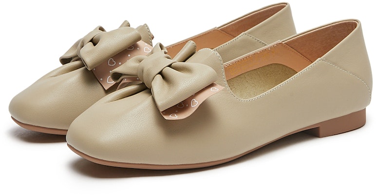 (W) Hotwind 時尚蝴蝶結平底鞋 '頭層牛皮' H02W3505 3