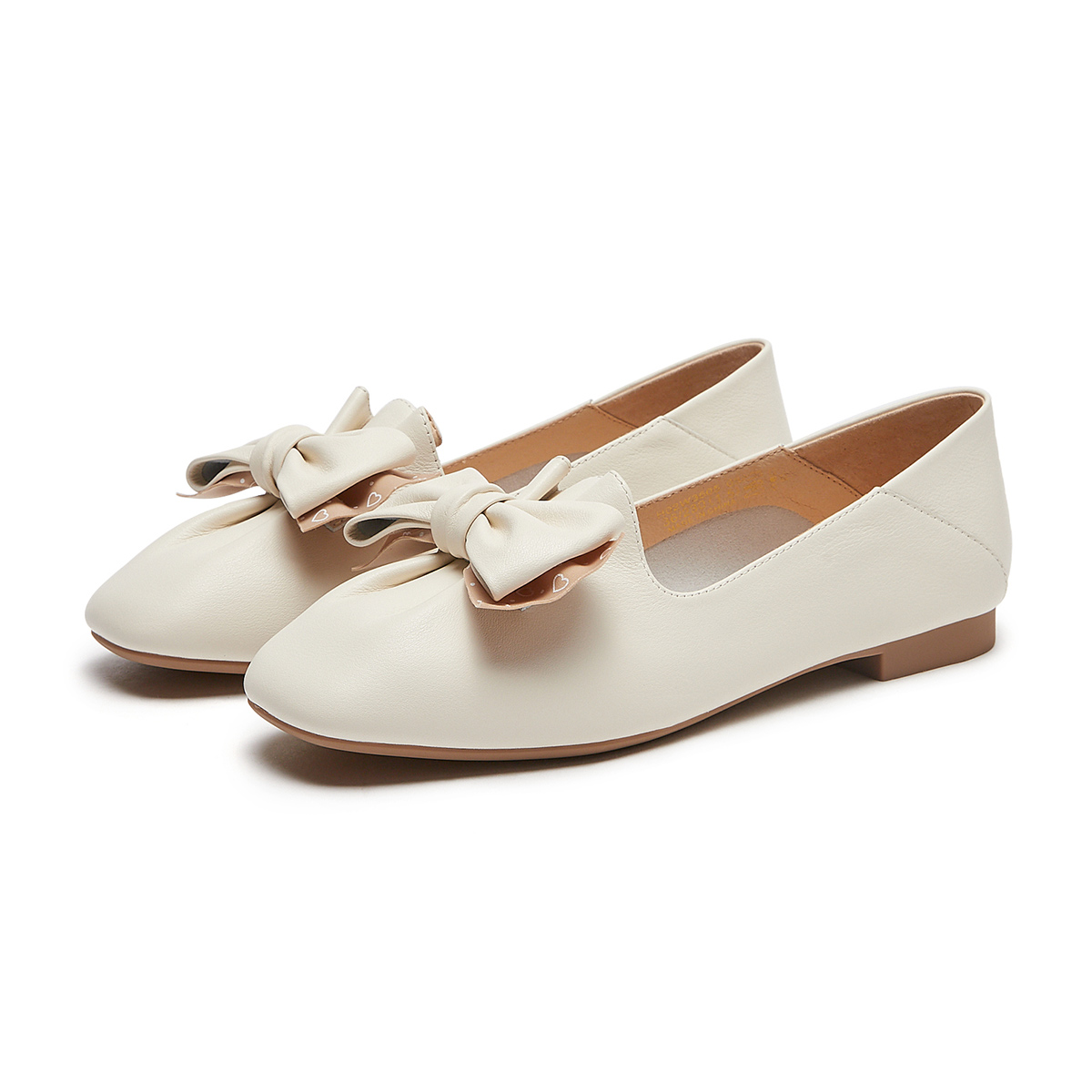 Sizing (W) Hotwind 時尚蝴蝶結平底鞋 '頭層牛皮' H02W3505