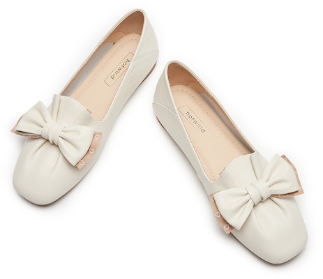 (W) Hotwind 時尚蝴蝶結平底鞋 '頭層牛皮' H02W3505 Cheap (W) Hotwind 時尚蝴蝶結平底鞋 '頭層牛皮' H02W3505