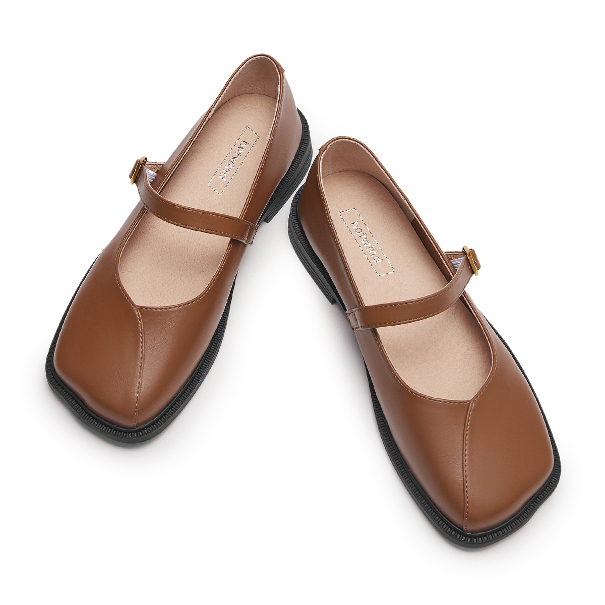 Shop (W) Hotwind Fashion Casual ''Black Square Toe'' Sepatu Kasual Hitam Trendy. H28W3727