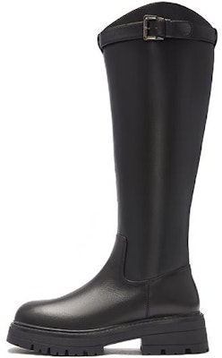 (W) 핫윈드 패션 캐주얼 청키 힐 롱부츠 '슬리밍 블랙' H85W2418 Buy (W) 핫윈드 패션 캐주얼 청키 힐 롱부츠 '슬리밍 블랙' H85W2418