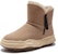 (Women) Hotwind Fashion Casual Short Mid-Calf Snow Boots 'Cow Suede' H89W2420