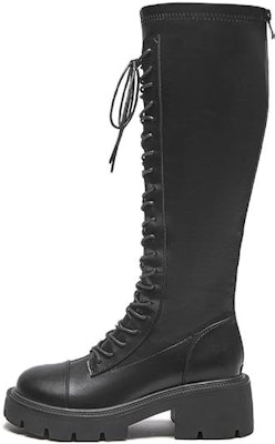 (Women) Hotwind Fashion Chunky Heel 'Cool Black 6cm High-Top Boots' H85W2806 Buy (Women) Hotwind Fashion Chunky Heel 'Cool Black 6cm High-Top Boots' H85W2806