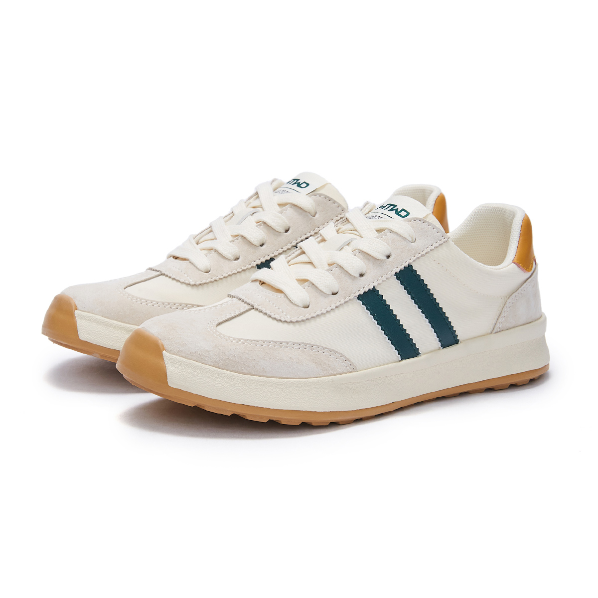 (W) Hotwind Fashion Colorblock Round-Toe Lace-Up White Black 'Academy' 圖 11