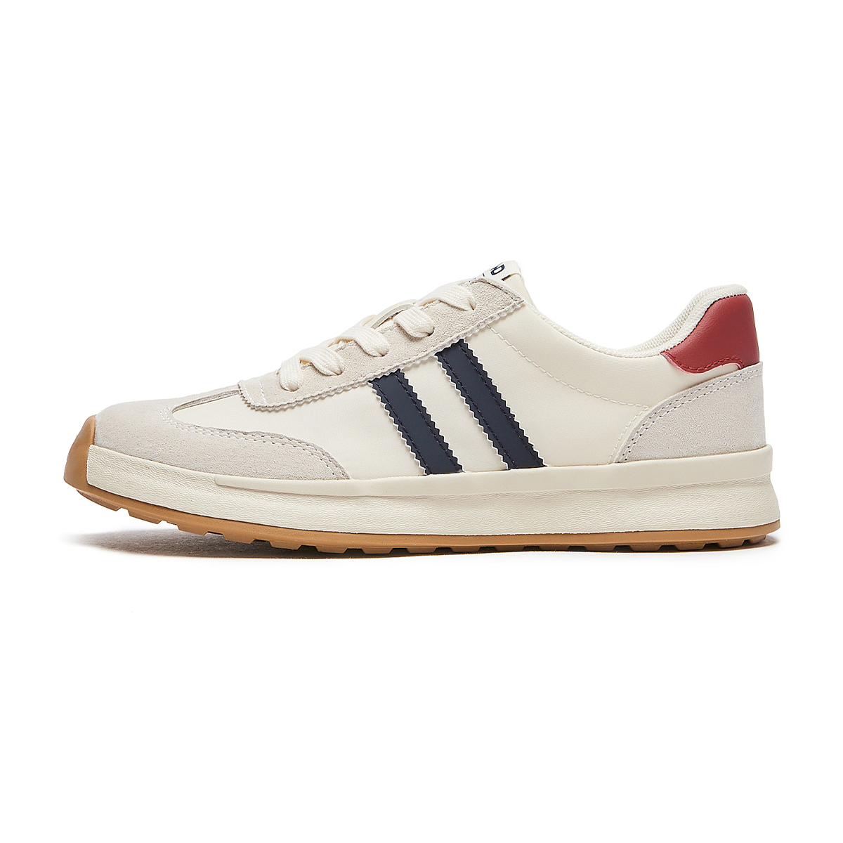 (W) Hotwind Fashion Colorblock Round-Toe Lace-Up White Black 'Academy' 圖 13