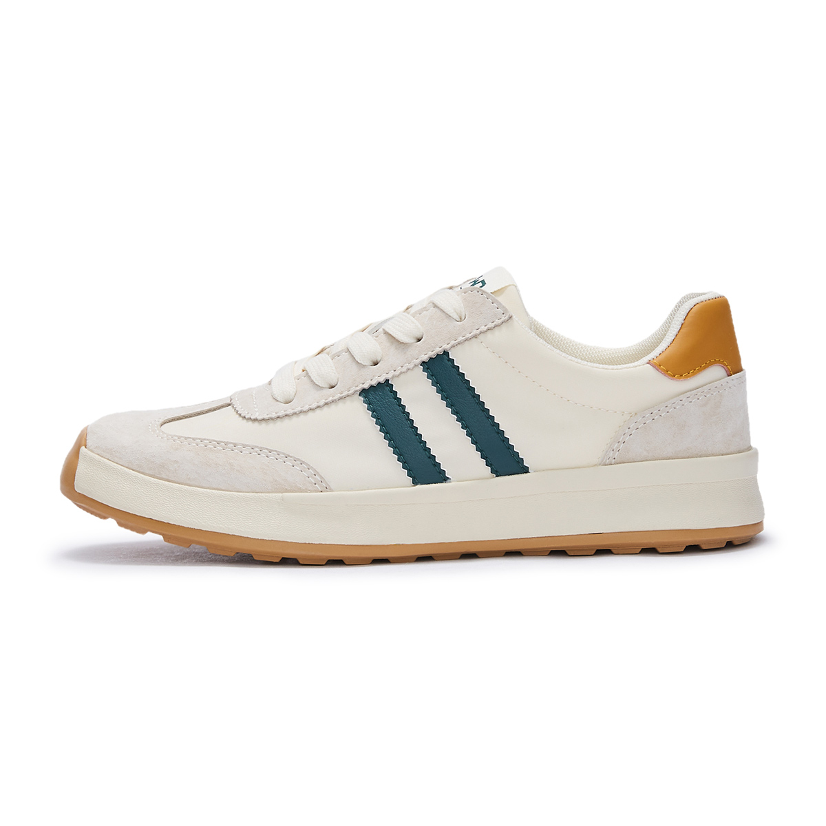 (W) Hotwind Fashion Colorblock Round-Toe Lace-Up White Black 'Academy' 圖 9