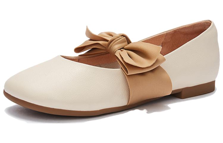 Lookbook (W) Hotwind 頭層牛皮蝴蝶結「甜美優雅米色」 H24W3105