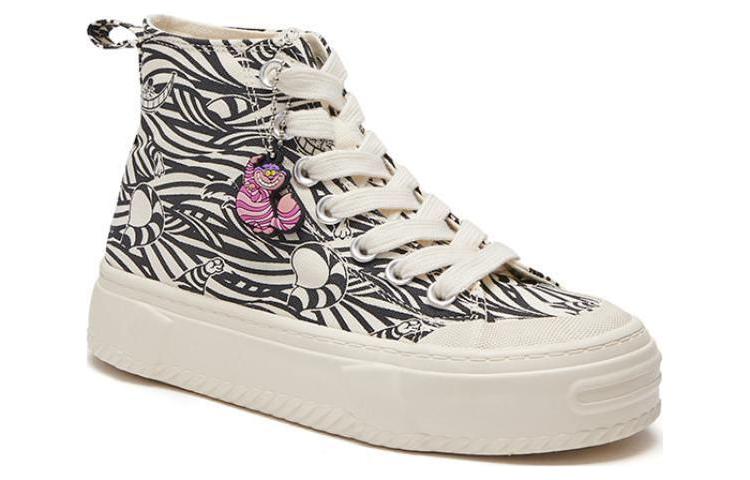 Lookbook (W) 핫윈드 하이탑 캔버스 '블랙 앤 화이트 컴포트 패션' H14W3386