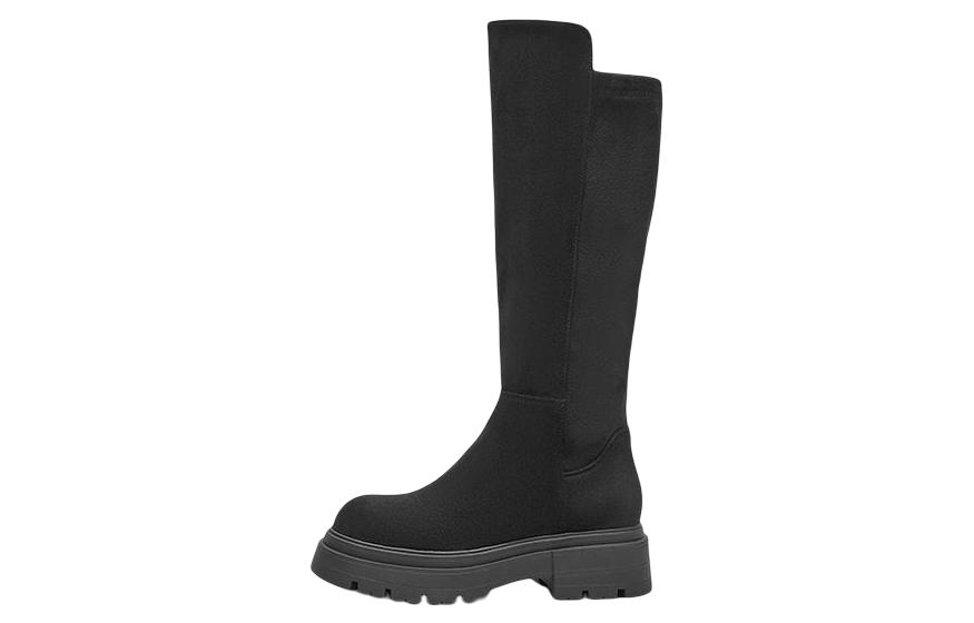 Lookbook (W) Hotwind 高筒布面厚底靴 '時尚休閒黑' H85W2841