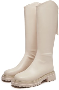 (W) ホットウィンド ハイカット ジッパー ラウンドトゥブーツ『5cmヒール』 H85W3816 3