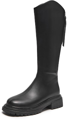 (W) 핫윈드 하이탑 지퍼 라운드 토 부츠 '5cm 힐' H85W3816 Order (W) 핫윈드 하이탑 지퍼 라운드 토 부츠 '5cm 힐' H85W3816