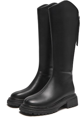 (W) 핫윈드 하이탑 지퍼 라운드 토 부츠 '5cm 힐' H85W3816 Lookbook (W) 핫윈드 하이탑 지퍼 라운드 토 부츠 '5cm 힐' H85W3816