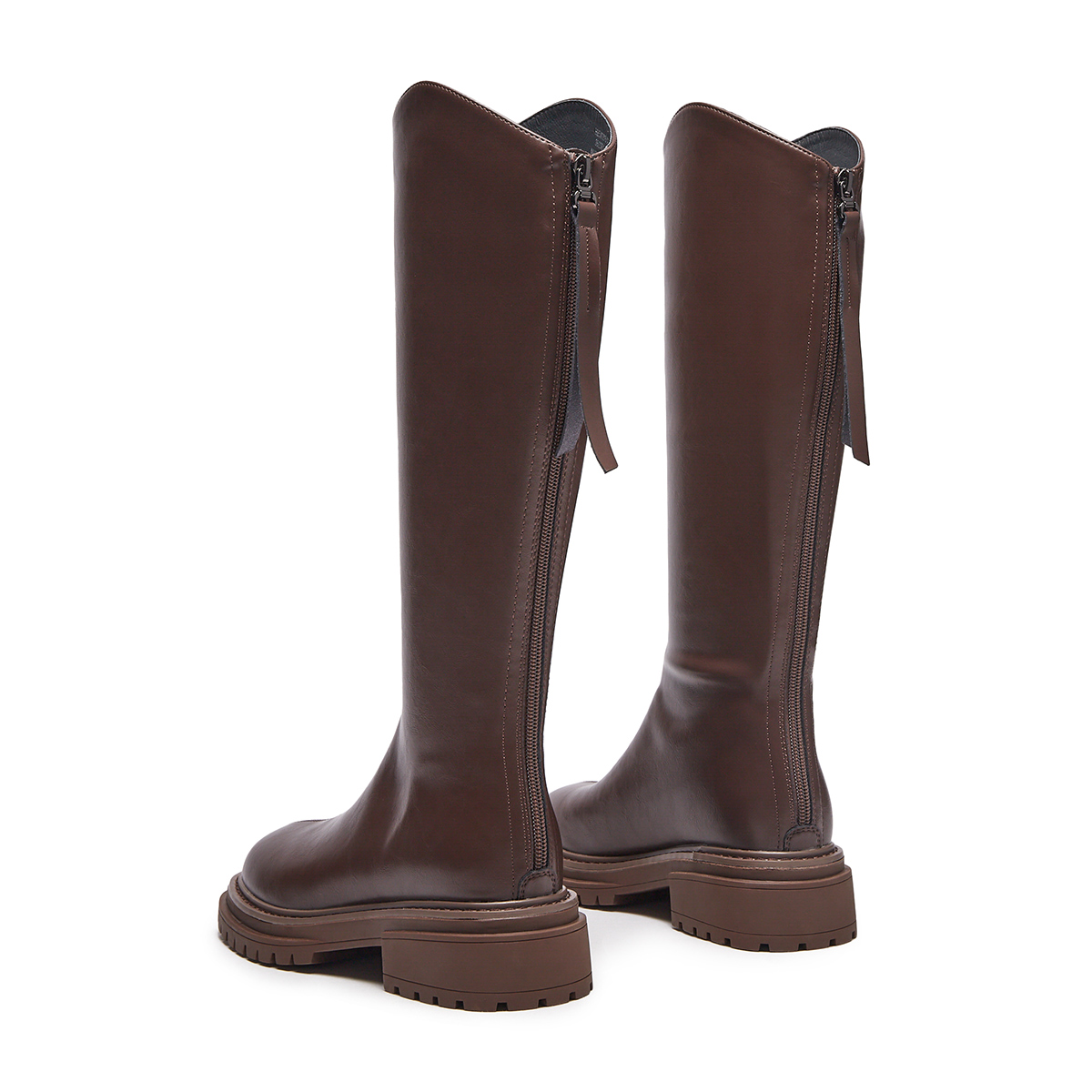 Cheap (W) 핫윈드 하이탑 지퍼 라운드 토 부츠 '5cm 힐' H85W3816