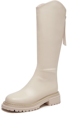 (W) 핫윈드 하이탑 지퍼 라운드 토 부츠 '5cm 힐' H85W3816 2