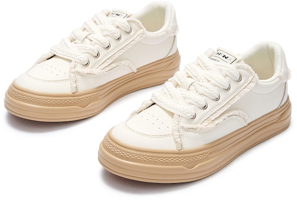 (Women) Hotwind Leather Fashion Casual Low-Top 'White' H14W3145 Shop (Women) Hotwind Leather Fashion Casual Low-Top 'White' H14W3145
