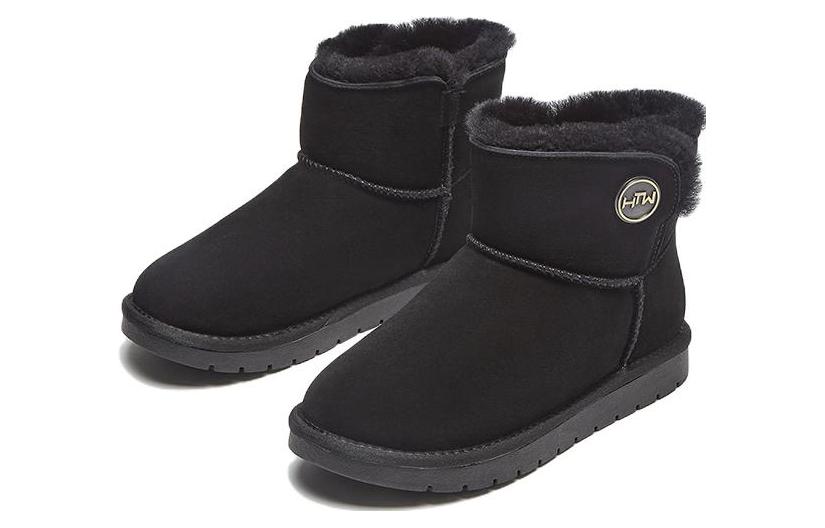 Lookbook (W) Hotwind 皮革時尚雪靴「羊毛內裡保暖」 H89W2V02