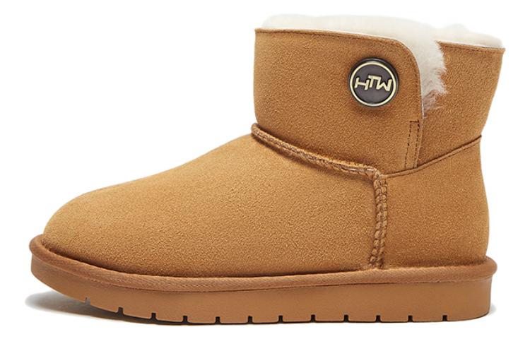 Shop (W) Hotwind 皮革時尚雪靴「羊毛內裡保暖」 H89W2V02