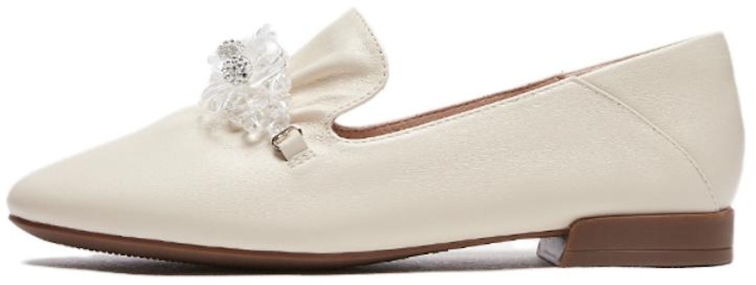 (Women) Hotwind Leather Floral Embellished 'Gentle Color-Block Round Toe Casual' H02W3506 Shop (Women) Hotwind Leather Floral Embellished 'Gentle Color-Block Round Toe Casual' H02W3506