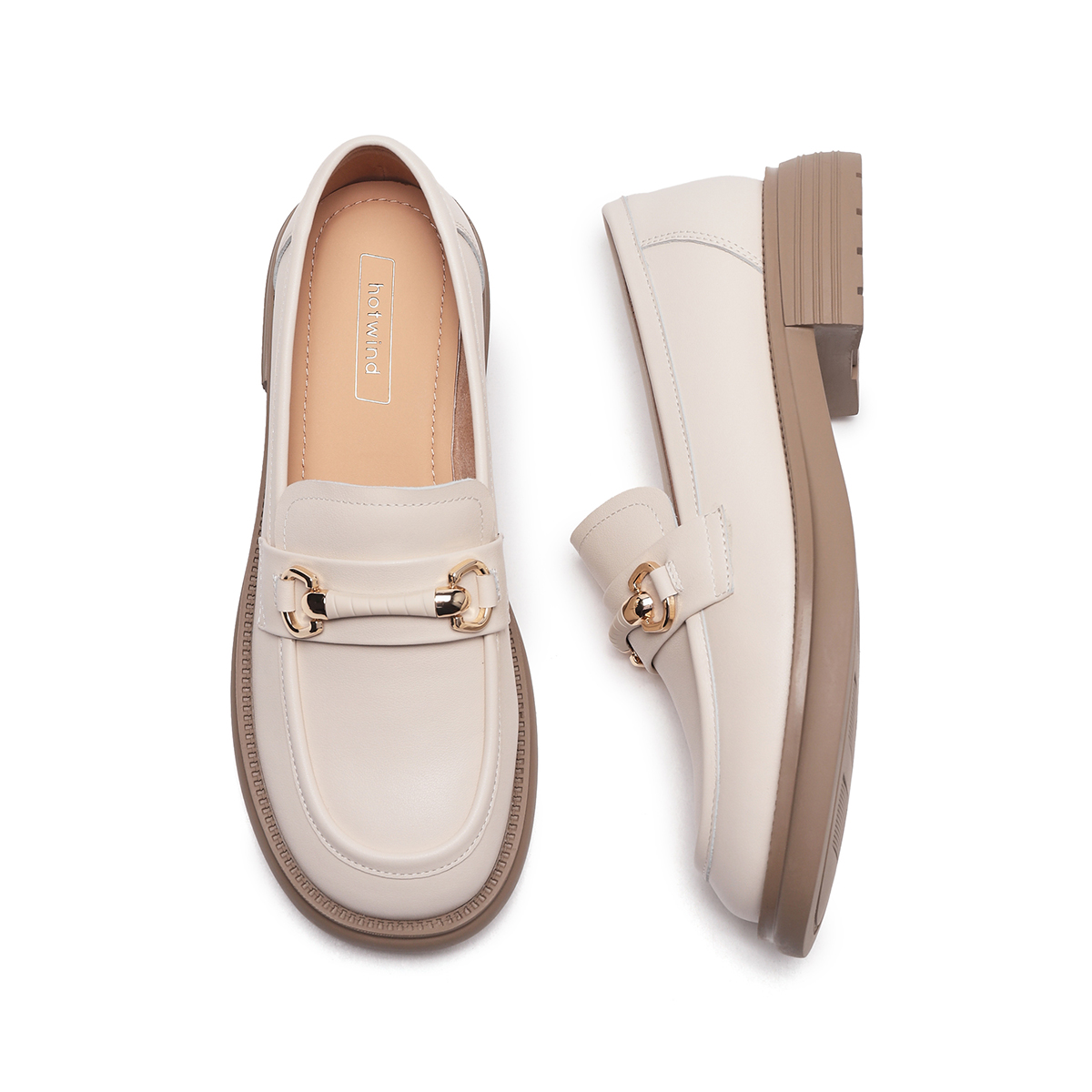 Cheap (W) Hotwind Kasut Loafer Kulit ''Fesyen Serbaguna Selesa'' H02W4506