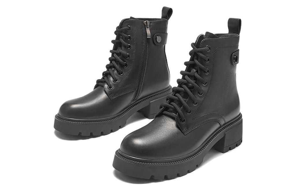 (W) Hotwind Leather Martin Boots 'CMFT Warm Black' 圖 3