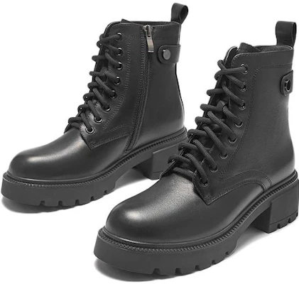 (W) 热风皮革马丁靴‘舒适保暖黑色’ H83W2401 Lookbook (W) 热风皮革马丁靴‘舒适保暖黑色’ H83W2401