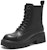 (Women) Hotwind Leather Martin Boots 'Dark Fashion Casual Versatile Black' H83W2406
