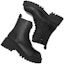Shop (Women) Hotwind Leather Martin Boots 'Dark Fashion Casual Versatile Black' H83W2406