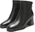 Lookbook (Women) Hotwind Leather Round-Toe Zippered Ankle Boot 'Sheepskin 6cm' H84W3405