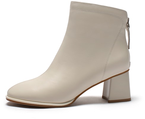 (Women) Hotwind Leather Round-Toe Zippered Ankle Boot 'Sheepskin 6cm' H84W3405 Purchase (Women) Hotwind Leather Round-Toe Zippered Ankle Boot 'Sheepskin 6cm' H84W3405