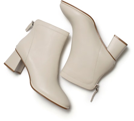 (Women) Hotwind Leather Round-Toe Zippered Ankle Boot 'Sheepskin 6cm' H84W3405 Cheap (Women) Hotwind Leather Round-Toe Zippered Ankle Boot 'Sheepskin 6cm' H84W3405