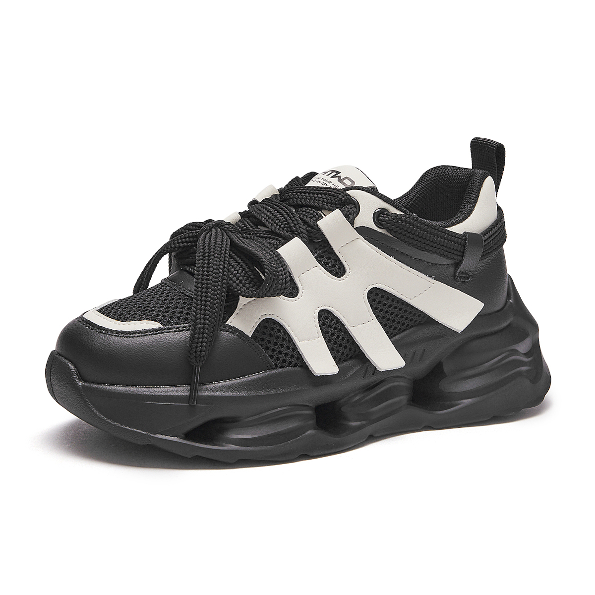 Order (W) ホットウィンド レザー ラウンドトゥ レースアップ ロートップ ''ダッドシューズ'' H42W3725