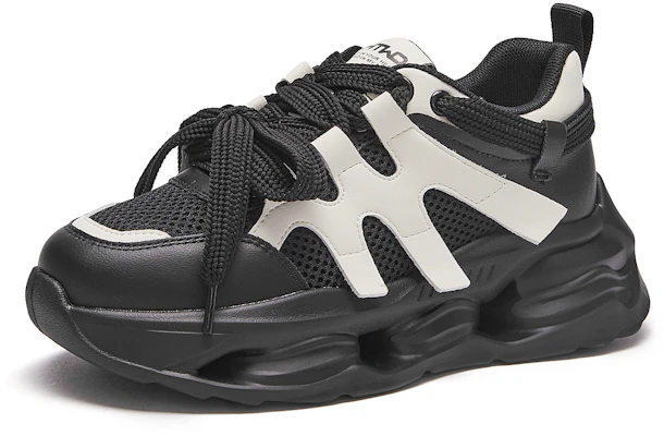 (W) ホットウィンド レザー ラウンドトゥ レースアップ ロートップ ''ダッドシューズ'' H42W3725 Order (W) ホットウィンド レザー ラウンドトゥ レースアップ ロートップ ''ダッドシューズ'' H42W3725