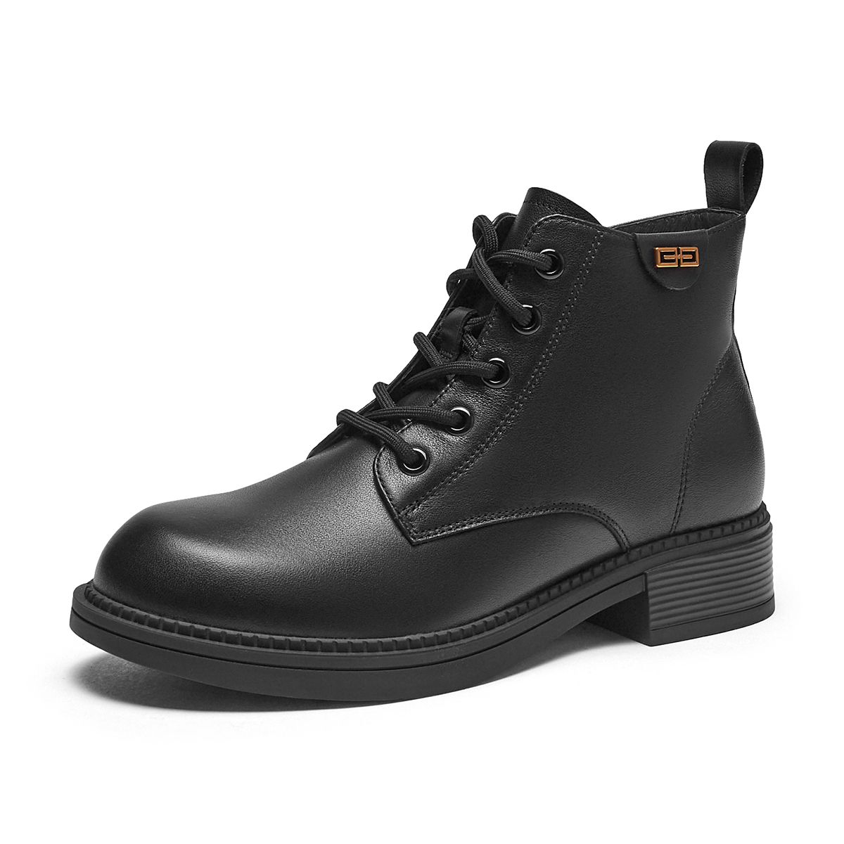 Order (W) Botas Hotwind de Cuero Punta Redonda con Cordones 'Caña Media Corta' H81W3402